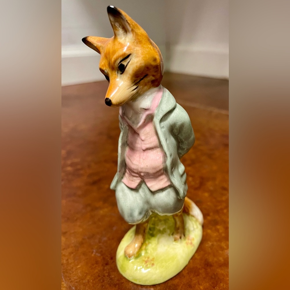 Beatrix Potter’s “Foxy Whiskered Gentleman” Figurine by Beswick England, 1964